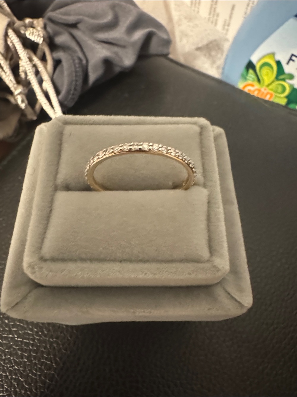 Kendra Scott Marilyn 14K Gold Full diamond eternity band // NEW in box! Size 9